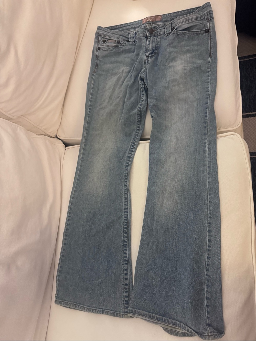 Vintage Candie's Faded Light Blue Flare Jeans